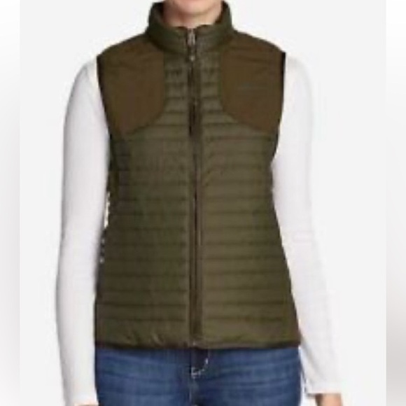 Eddie Bauer Jackets & Blazers - Eddie Bauer Olive Green Women's Puffer Vest